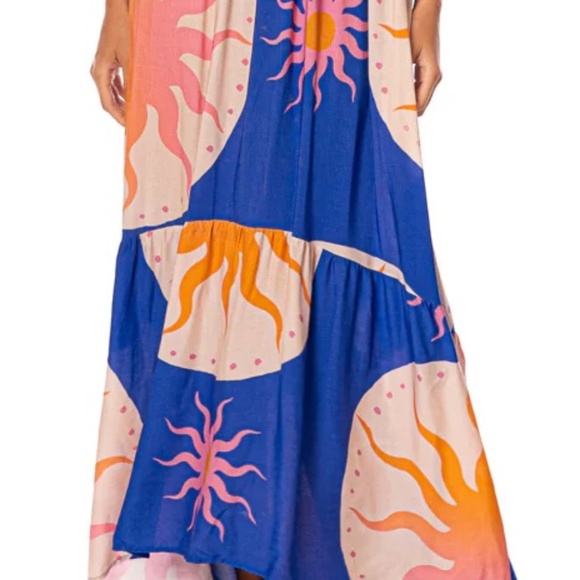 Maaji Sunlit Bloom Isadora Long Dress Medium NWT - Picture 5 of 7